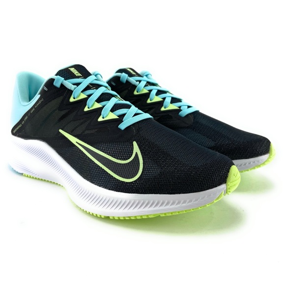 nike quest black volt